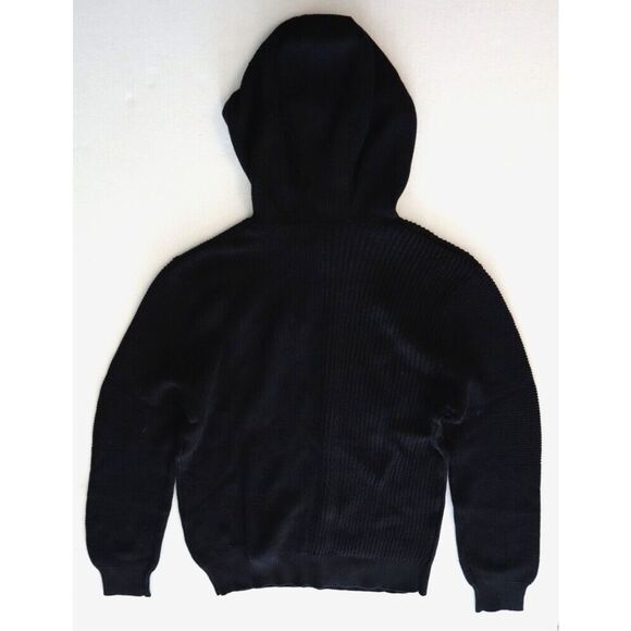 Inc International Concepts Men's Sz M Deep Black Wolfie Hoodie Sweatshirt - Picture 2 of 7